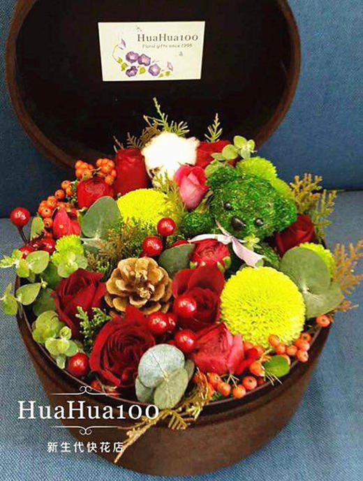 圣诞礼丨圣诞花盒C款 商品图1