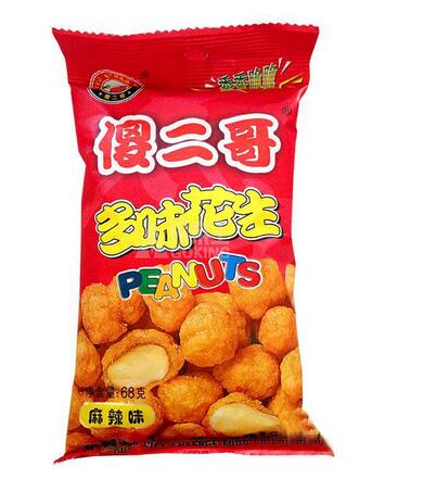 傻二哥多味花生68g麻辣