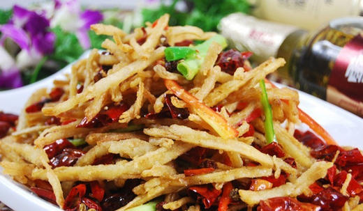 【凤酒飘香】干煸茶树菇 商品图0