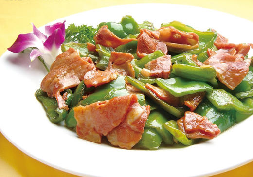 【凤酒飘香】青椒炒培根 商品图0