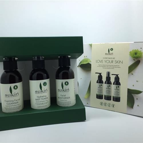 【新西兰直邮】Sukin 苏芊面部护肤三部曲(爽肤