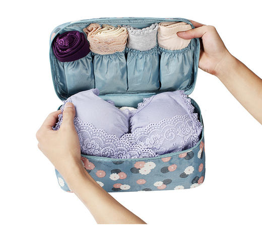 【文胸包】* 大容量旅行收纳内衣便携收纳袋女性文胸隐私物品整理包 商品图0