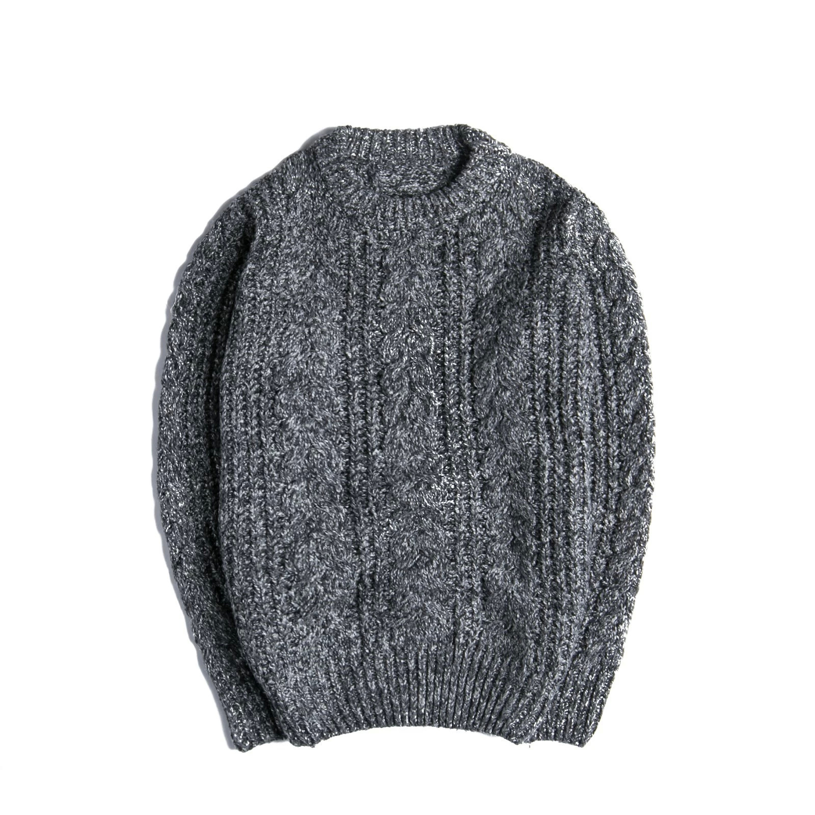 1626 unsocial 2016aw 冬季基本男士针织衫日系圆领套头扭花毛衣