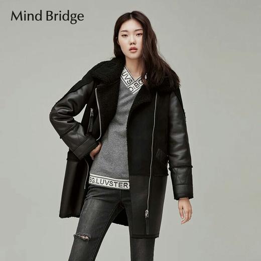 Mind Bridge韩版休闲女装皮衣外套MQLT720B      吊牌价2380    现价1190【待调整】 商品图0