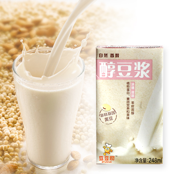 豆豆厨 醇豆浆 冰糖 非转基因黄豆 248ml