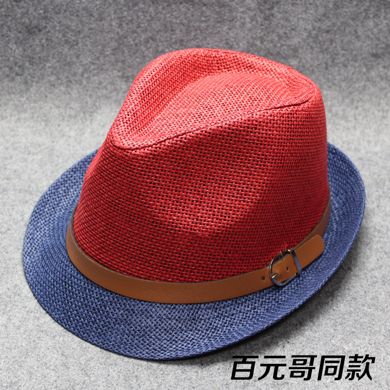 【爵士帽】小红帽 同款百元哥礼帽 爵士帽 男女情侣帽