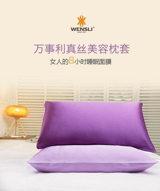 （永久下架）万事利真丝美容枕套（单） 商品图0