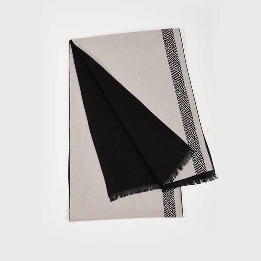 （永久下架）万事利秋水一色 情侣款真丝绒围巾 商品图2