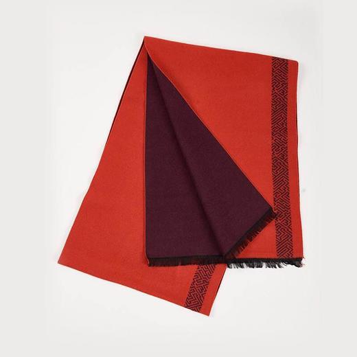 （永久下架）万事利秋水一色 情侣款真丝绒围巾 商品图1