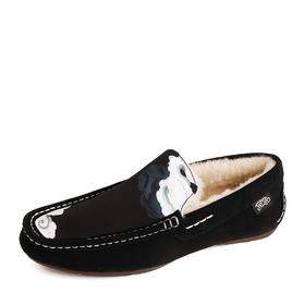 （永久下架）行云 男款 豆豆鞋 羊皮毛一体