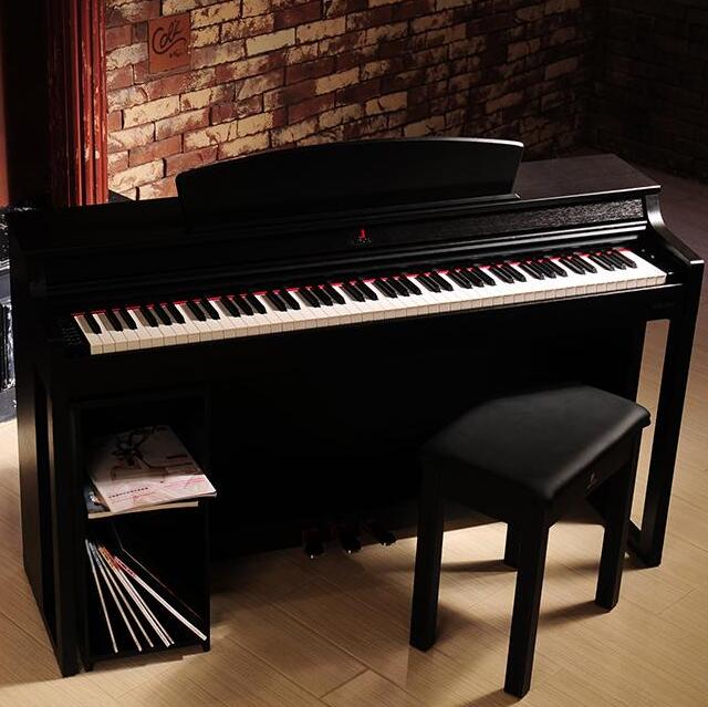 mayga美嘉电钢琴mh-20/88键重锤智能电钢琴/黑色白色电钢琴/包邮