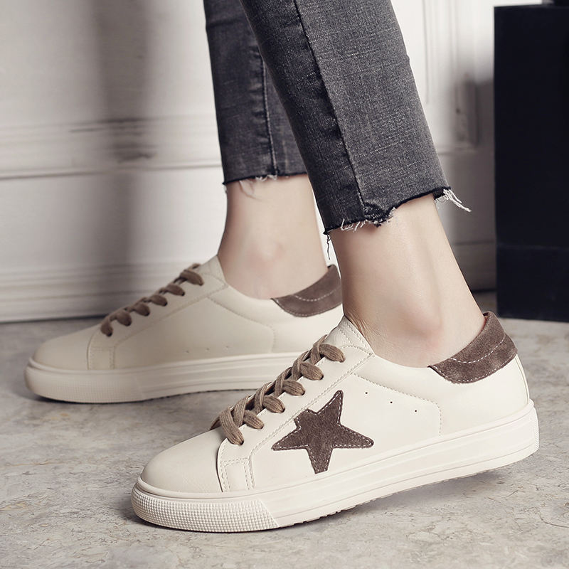 ifashion流行女鞋04152016秋冬韩版小白鞋女松糕底女鞋厚底真皮运动