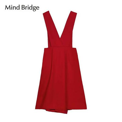 MindBridge2016秋冬韩版背带连衣裙MQOP721B     吊牌价898   现价449【待调整】 商品图1