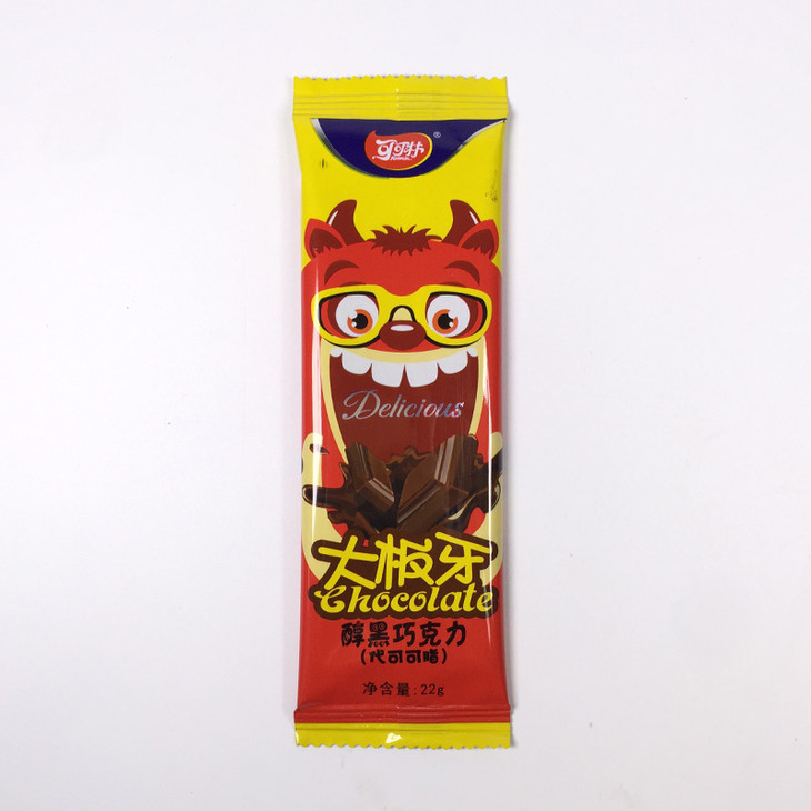 可可林大板牙巧克力22g* 醇黑牛奶口味巧克力 糖果休闲零食
