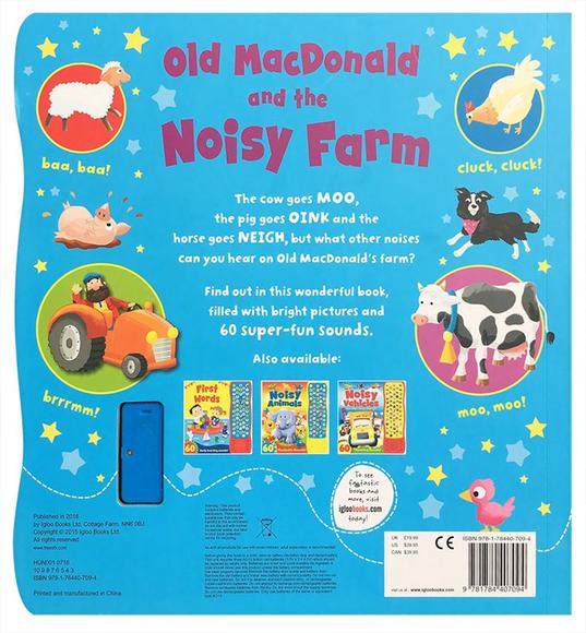英文原版 Old MacDonald and The Noisy Farm 
