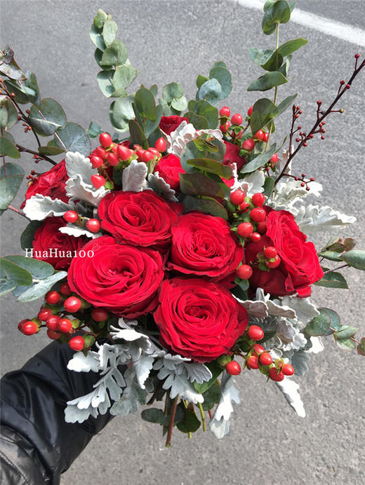 全城热恋--11朵红拂玫瑰花束（提前预定哦~） 商品图2