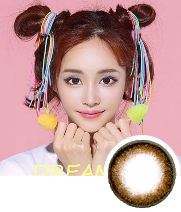 dreamcon caracolcon 绿野仙踪之浓云褐 - 桔子正品美瞳网