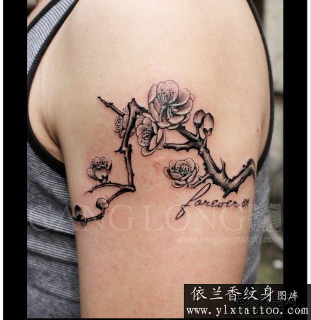 植物纹身 价格面议 - 依兰香纹身馆