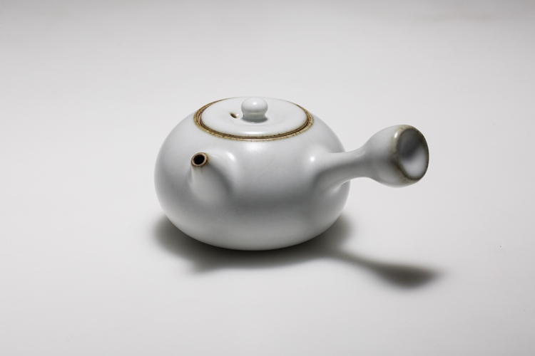 斟一订制景德镇 精品 侧把 素色 瓷壶 120cc