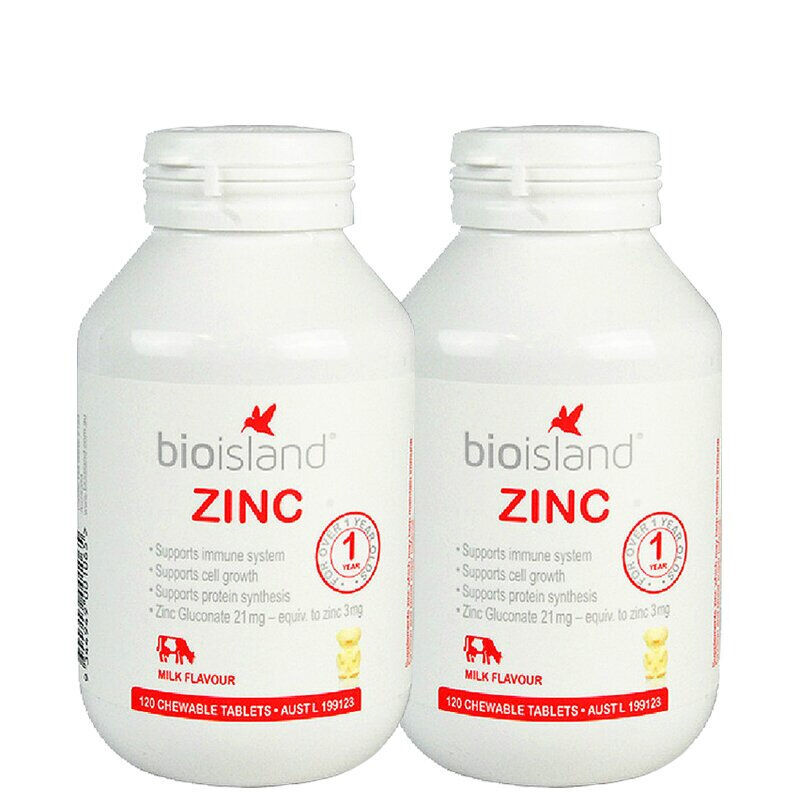 澳大利亚bio island宝宝补锌咀嚼片 120片 - 米思林母婴优品全球购