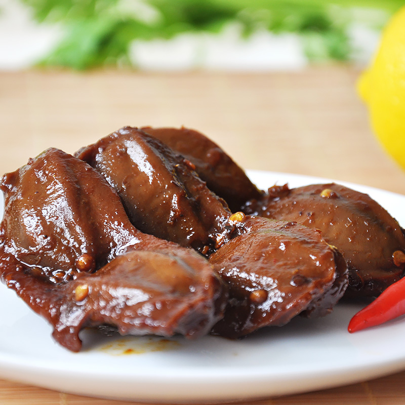 【周黑鸭_锁鲜】气调盒装卤鸭胗180g