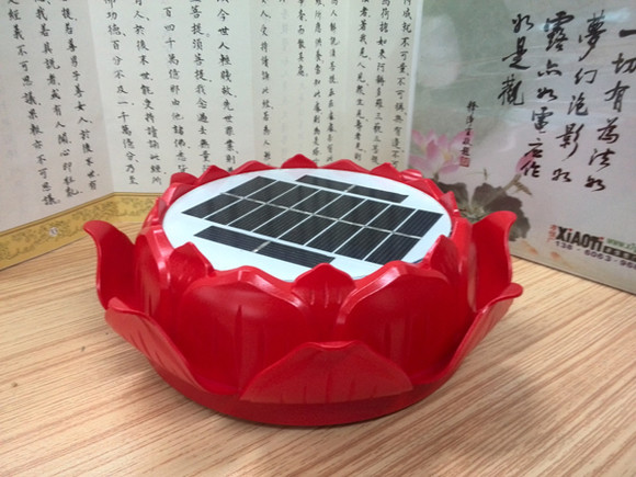太阳能莲花室外播经机(红色)