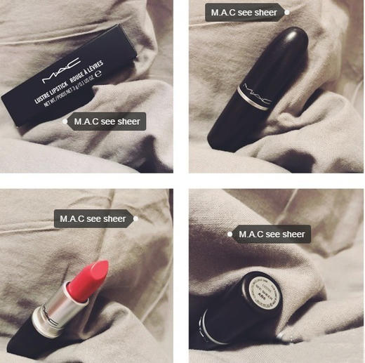 断货王！西柚色！ M.A.C大热珊瑚色超润口红See Sheer 商品图2