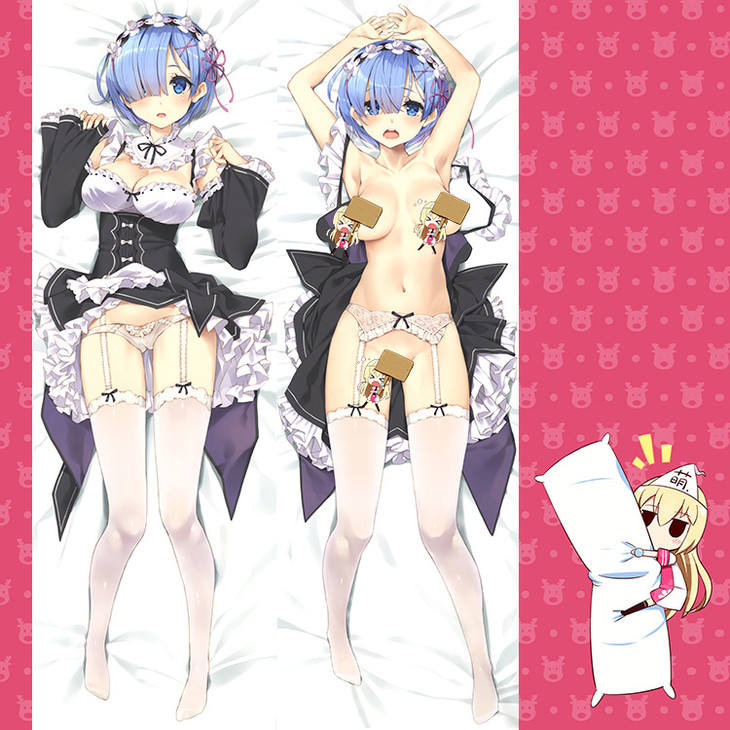 从零开始的异世界生活蕾姆动漫周边雷姆等身抱枕双面枕套B3409 - 傻萌家