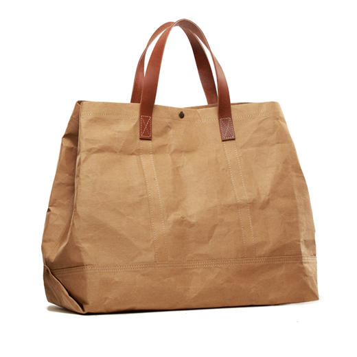 BROODX CICADA可水洗牛皮纸加牛皮TOTE袋托特袋 手提包 个性简约 商品图2