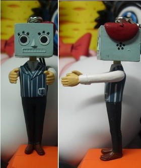 ipad魔音公仔 正版 方头人机器人/手机挂件