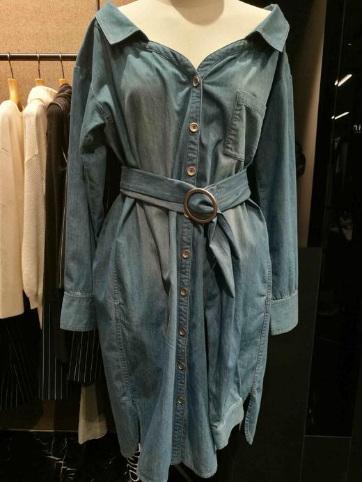 mia2017春款牛仔衬衫连衣裙871890E原价1290现价1161【待调整】 商品图3
