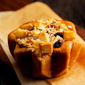 燕麦焦糖布丁面包