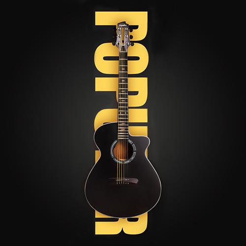 【限量】poputar智能吉他 新手入门自学40寸木民谣吉它