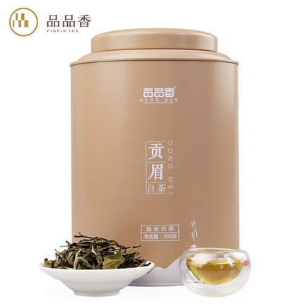 【白茶陈韵，收藏佳礼】 品品香白茶 福鼎白茶三年陈韵贡眉散茶300克 福建高山茶线下同款 商品图1