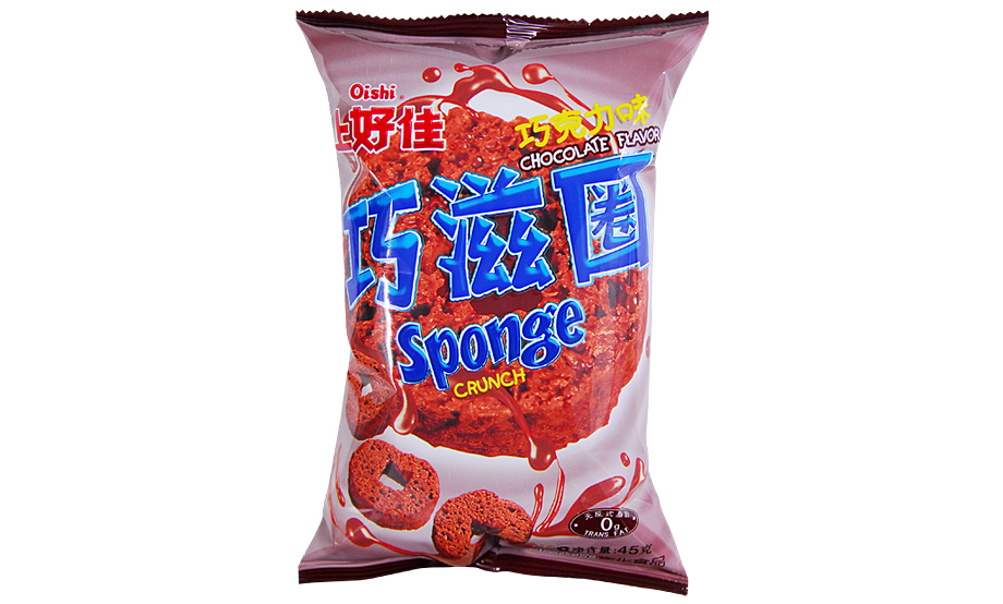 45g上好佳巧滋圈巧克力味