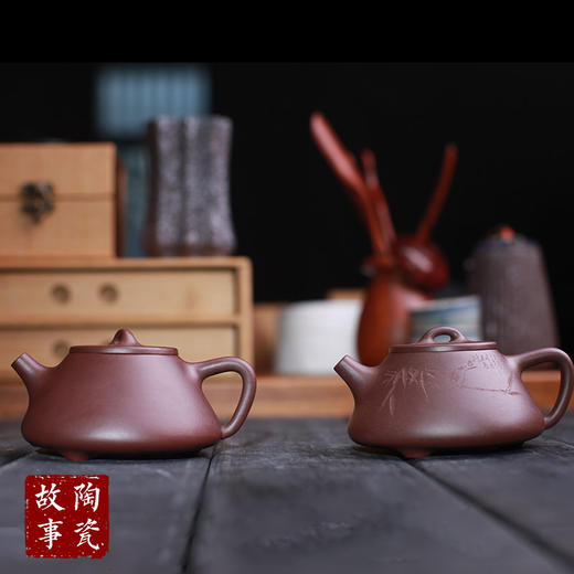 紫砂-茶壶-紫泥西施壶紫泥子冶石瓢壶 商品图1