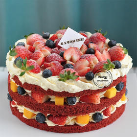 红丝绒裸蛋糕B款-提前一天预定