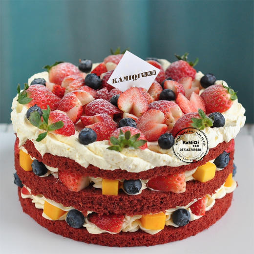 红丝绒裸蛋糕B款-提前一天预定 商品图0