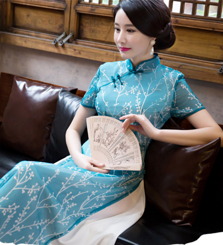 qd735 新款奥黛旗袍