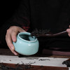 尚唐丨龙泉青瓷 小茶叶罐 青木茶叶罐  陶瓷密封罐 鸡翅木木盖   商品缩略图4