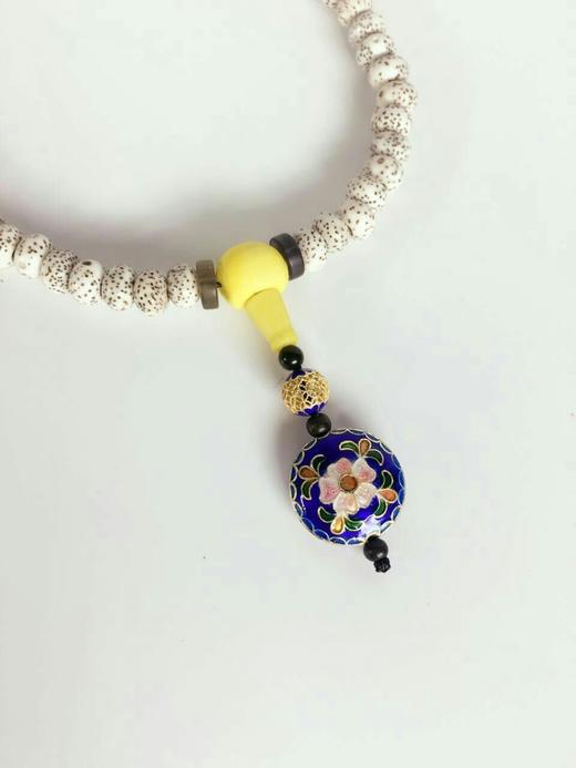 妙牌 星月菩提子108颗干磨正月长款佛珠手链手串配玩念珠顺白项链 商品图8