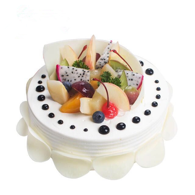 冰淇淋水果生日蛋糕