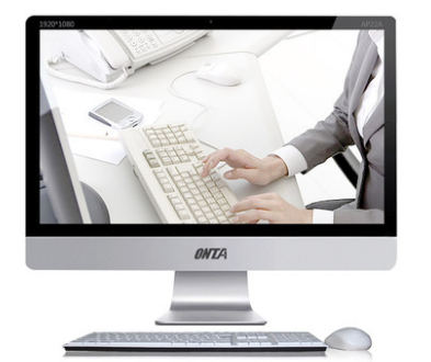 22英寸超薄一体机电脑四核n3150商务办公家用游戏台式主整机