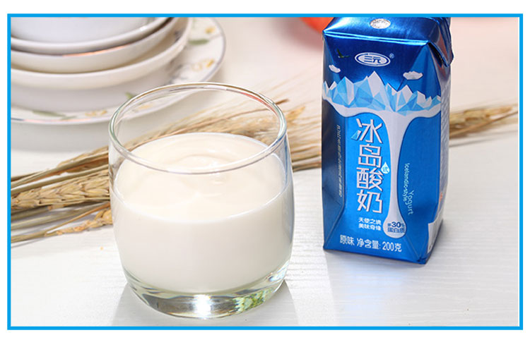 老北京三元冰岛酸奶原味 纯牛奶新鲜风味酸奶