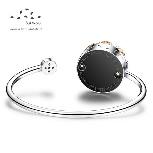 TOTWOO智能珠宝“绽放”系列 黄水晶手镯 商品图3