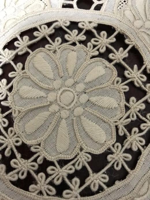 老外贸纯亚麻重工手绣多用巾（大中小号） 商品图2