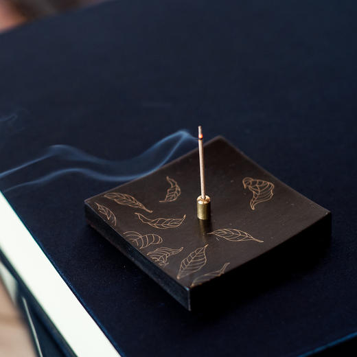 紫光檀飘镶铜丝四件套 商品图1