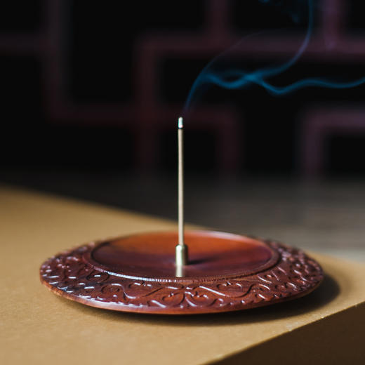 花梨莲纹香具四件套 商品图1