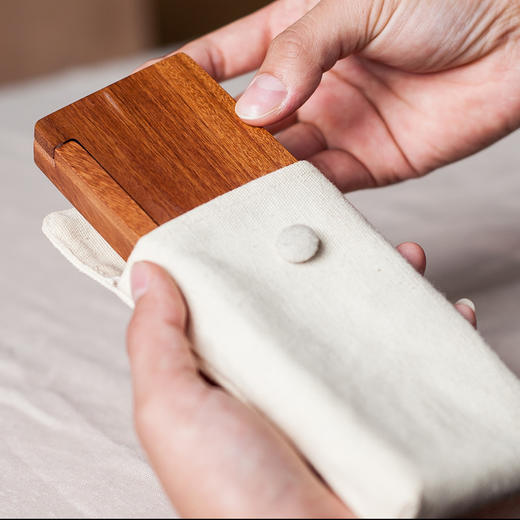 花梨开盖式便携小香盒（花梨木装香器） 商品图1