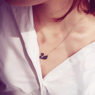 Swarovski 施华洛世奇黑天鹅项链 商品图2